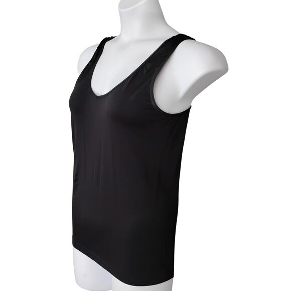 Ellen Tracy Essentials Tank Top / Undershirt Size XXL Black Stretchy Sleeveless - Picture 6 of 6